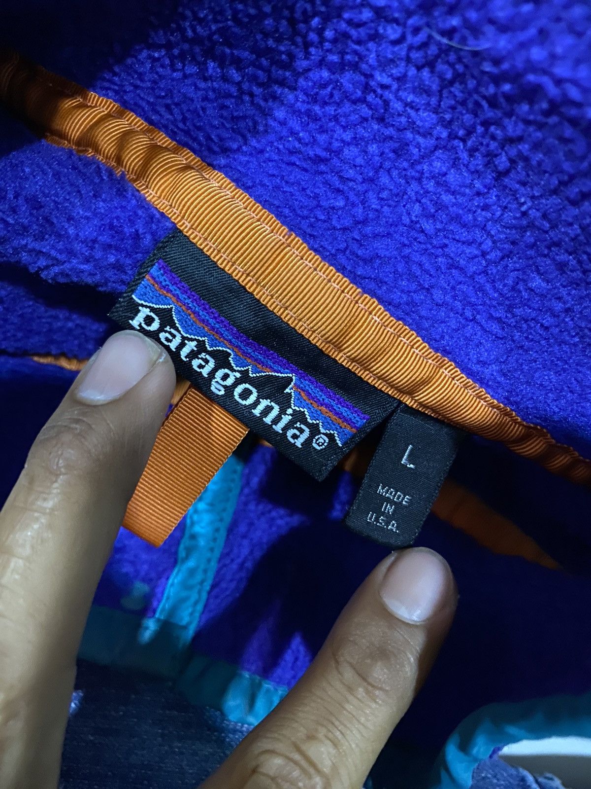 Patagonia × Vintage Vintage Patagonia Half Zipper Fleece Size US L / EU 52-54 / 3 - 6 Thumbnail