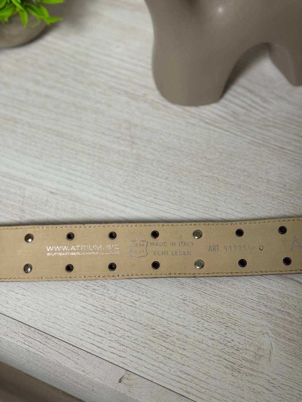 POST ARCHIVE FACTION (PAF) VTG Cowboy Style Leather Belt Gold Y2K 00s USA Hype Trend Size ONE SIZE - 12 Thumbnail
