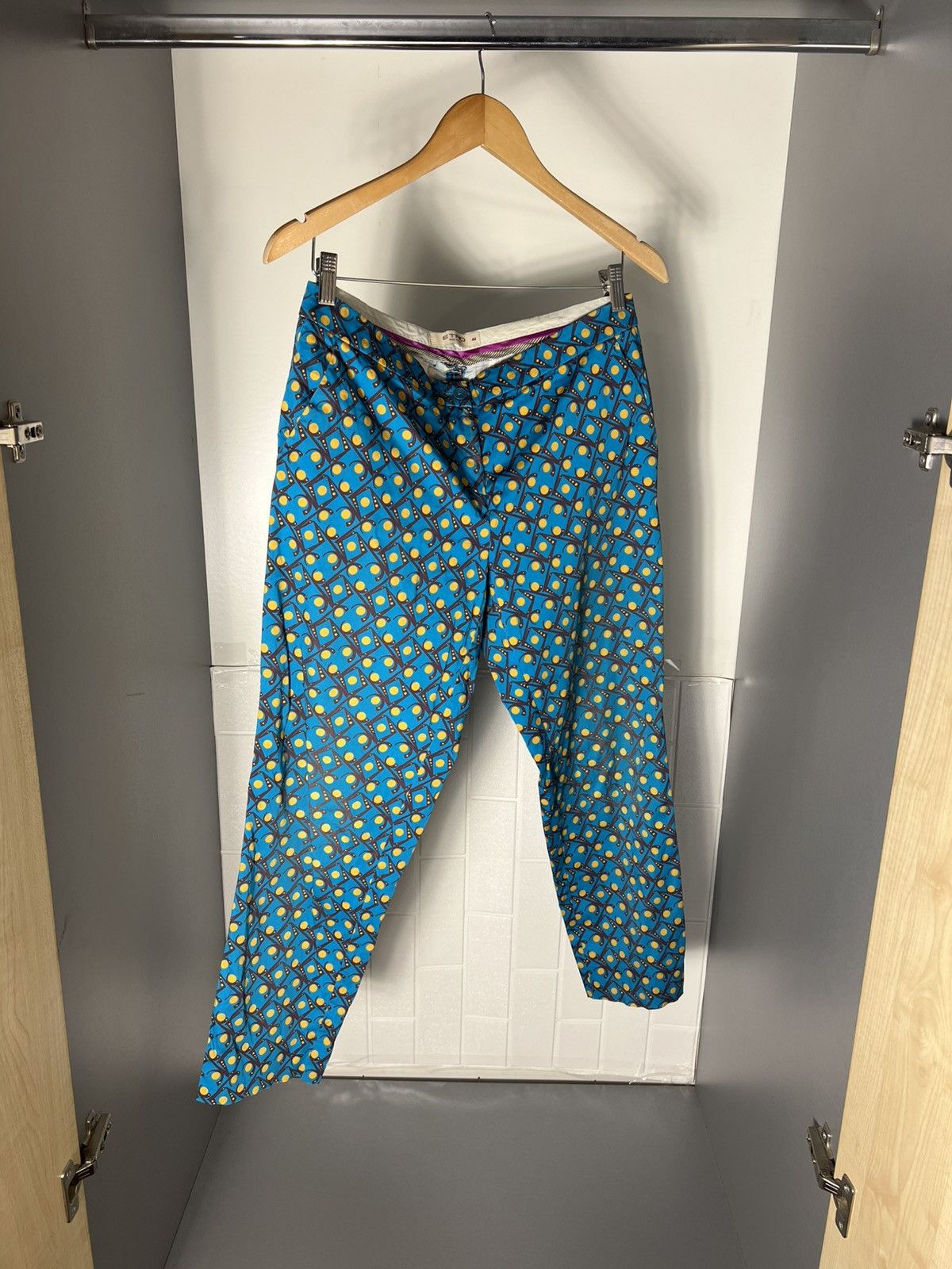 Etro × Vintage VERY RARE ETRO MILANO ITALIAN DESIGNER CLASSIC PANTS LUXURY Size 30" / US 8 / IT 44 - 3 Thumbnail