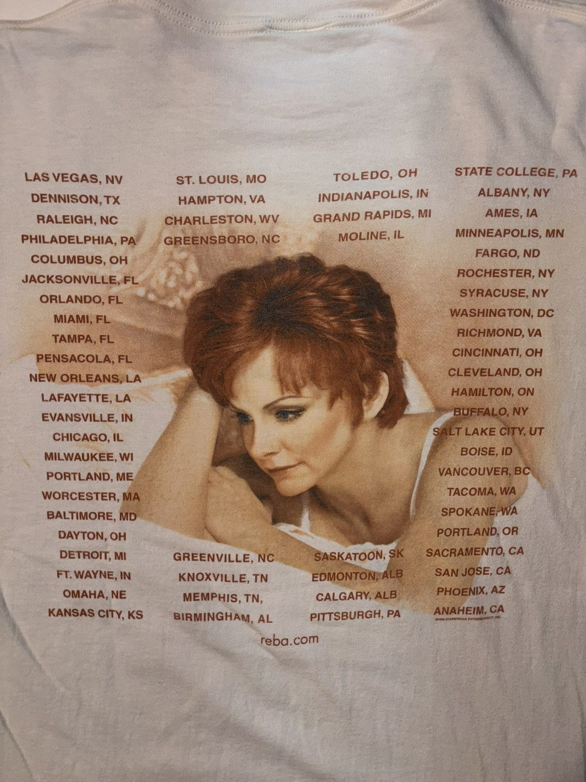 Band Tees Vtg Reba McEntire 1998 USA Country Music Band Concert Tour Size US XL / EU 56 / 4 - 8 Thumbnail