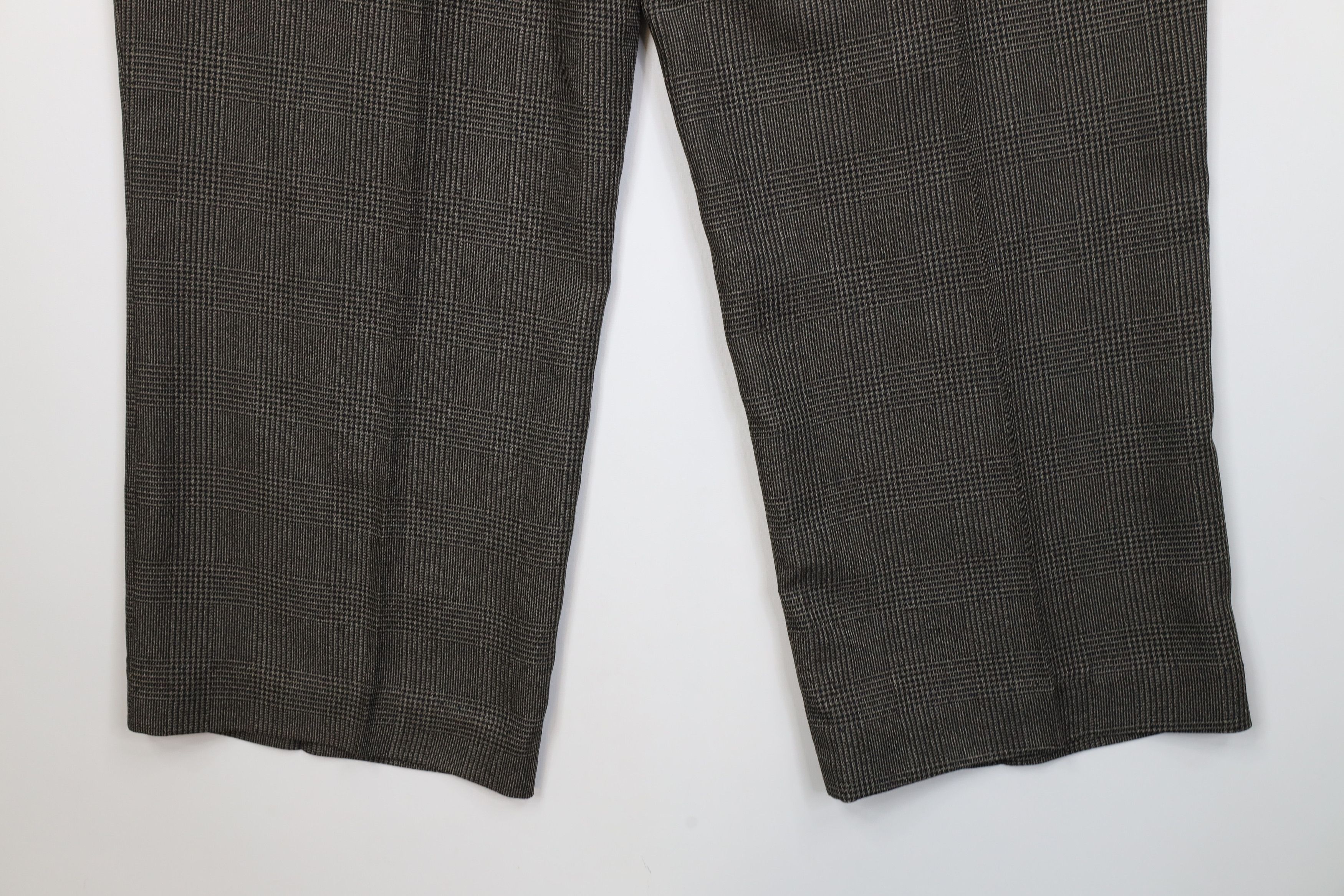 Vintage Deadstock Vintage 90s Streetwear Knit Wide Leg Chino Pants Size US 32 / EU 48 - 14 Thumbnail