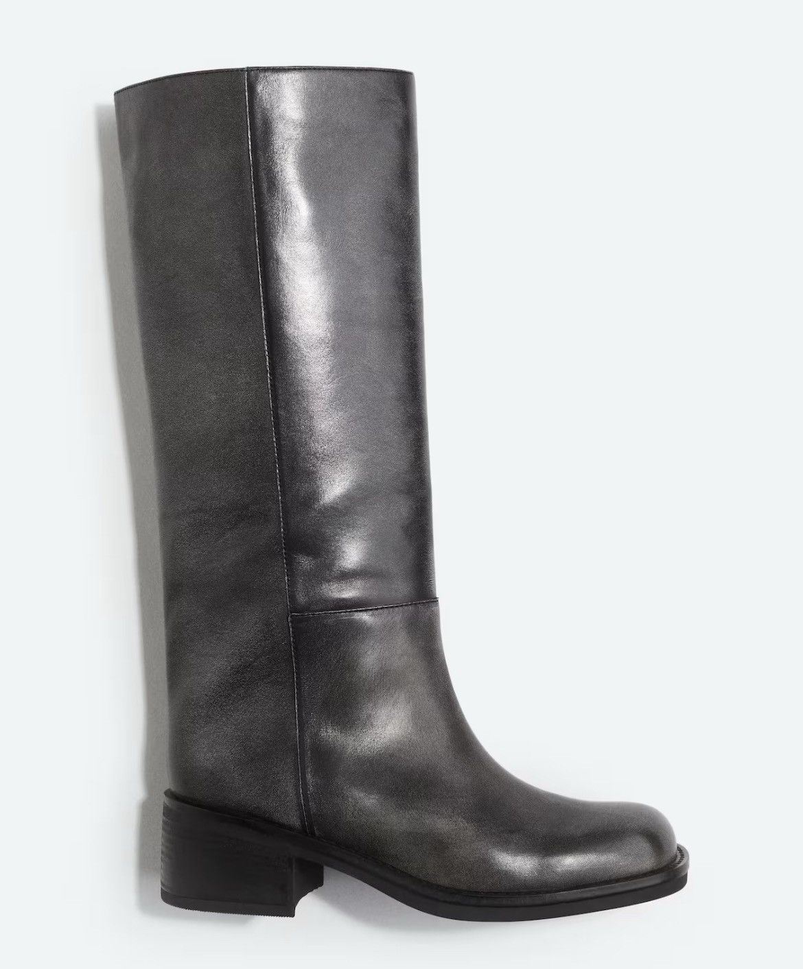 H&M H&M Rustic Gray Leather Size US 8 / IT 38 - 2 Thumbnail