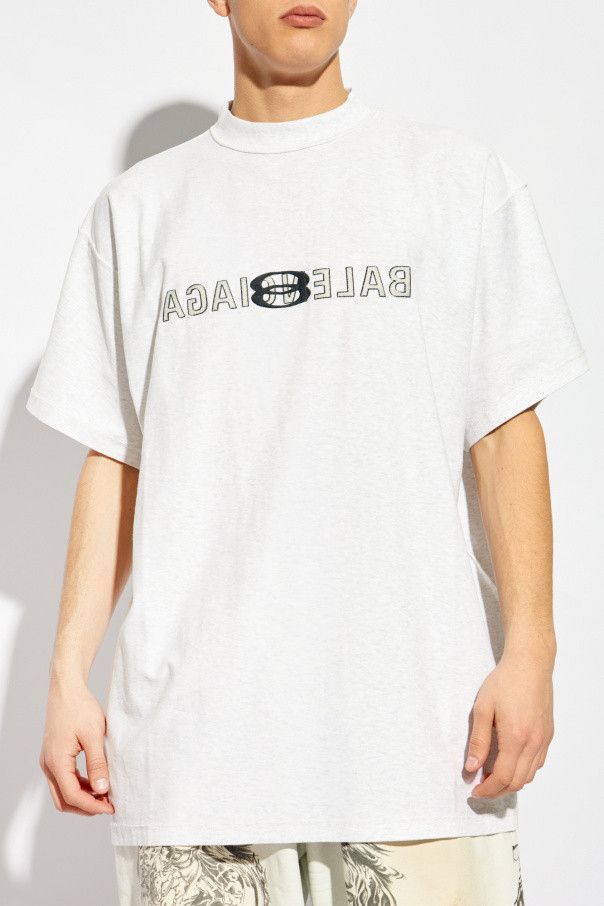 Balenciaga o1w1db11225 Inside Out T-Shirt in Grey Size US M / EU 48-50 / 2 - 3 Thumbnail