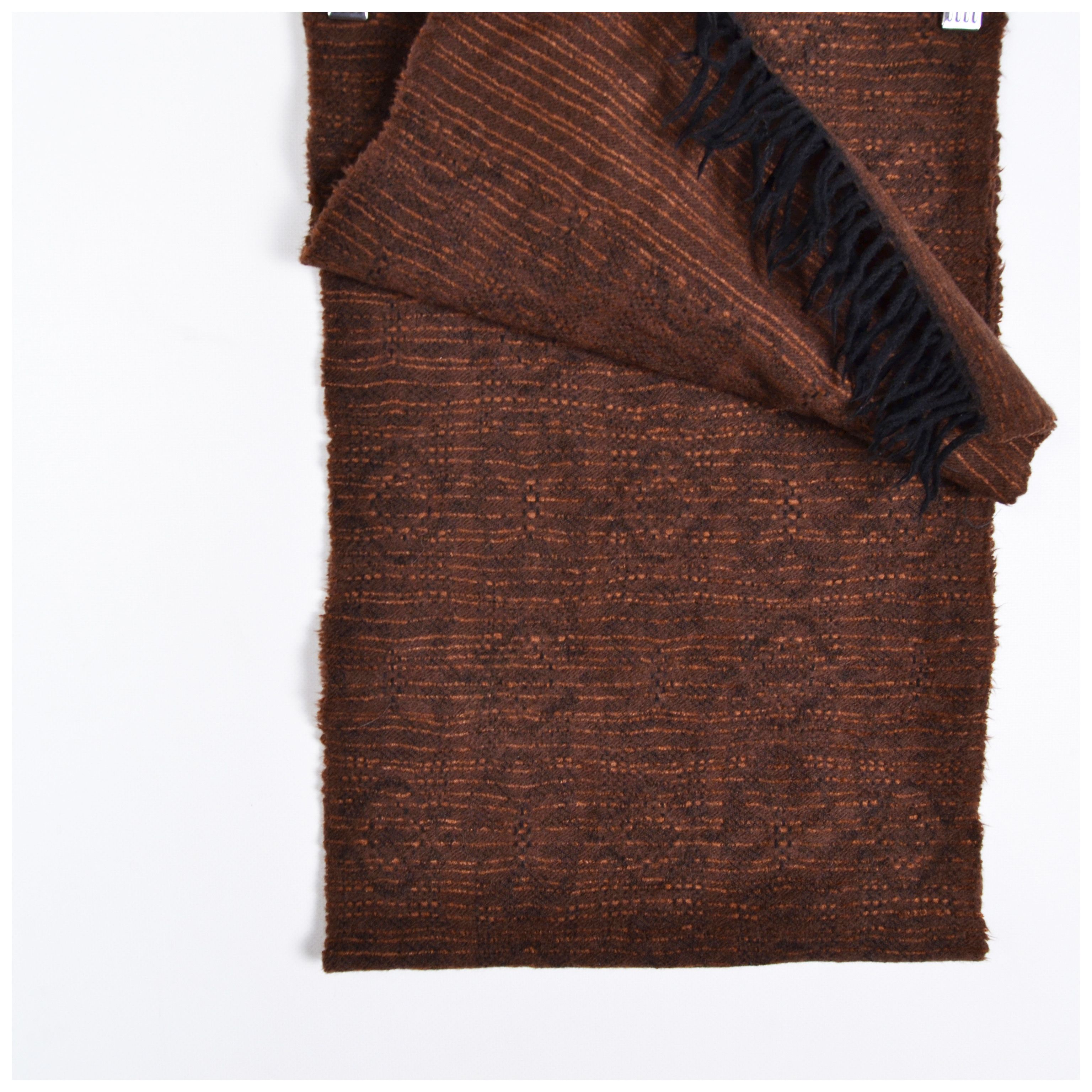 Aquascutum × Vintage Rare! Vintage Aquascutum Wool Scarf With Embroidered Logo Size ONE SIZE - 8 Thumbnail