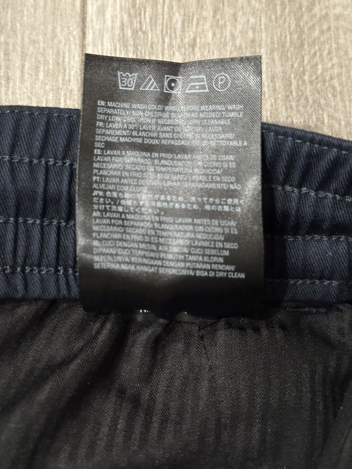 Volcom Volcom Frickin Elastic Waist 19" Chino Shorts Navy Blue L Size US 36 / EU 52 - 4 Thumbnail