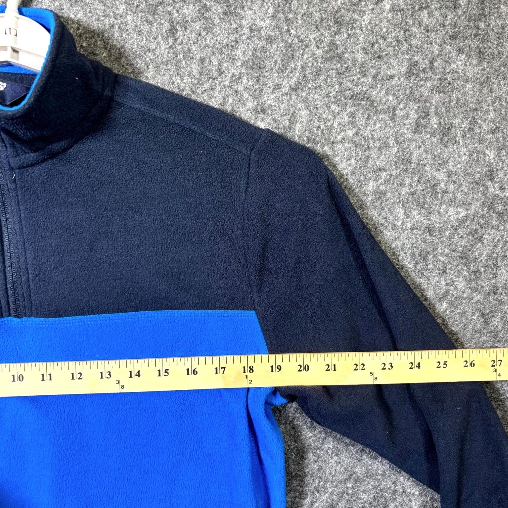 Lands' End Lands' End Sweatshirt Mens Medium 38-40 Navy Blue Fleece 1/4 Zip Hiking Outdoor Size US M / EU 48-50 / 2 - 7 Thumbnail