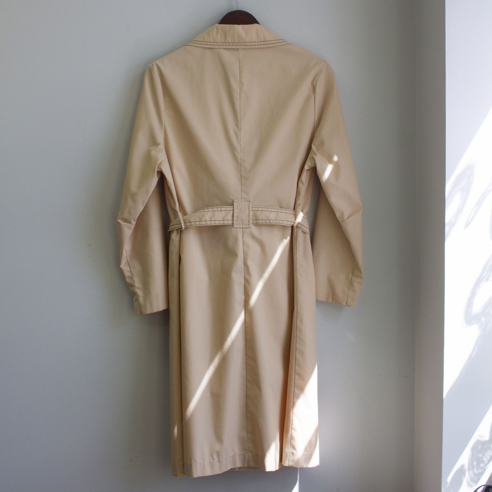 Vintage True Vintage Cream Trench Coat Size S / US 4 / IT 40 - 4 Thumbnail