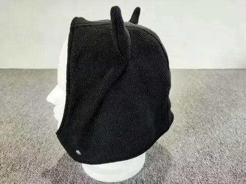 Other Devil Horns Fuzzy Ears Fleece Hat Black Color Size ONE SIZE - 3 Thumbnail