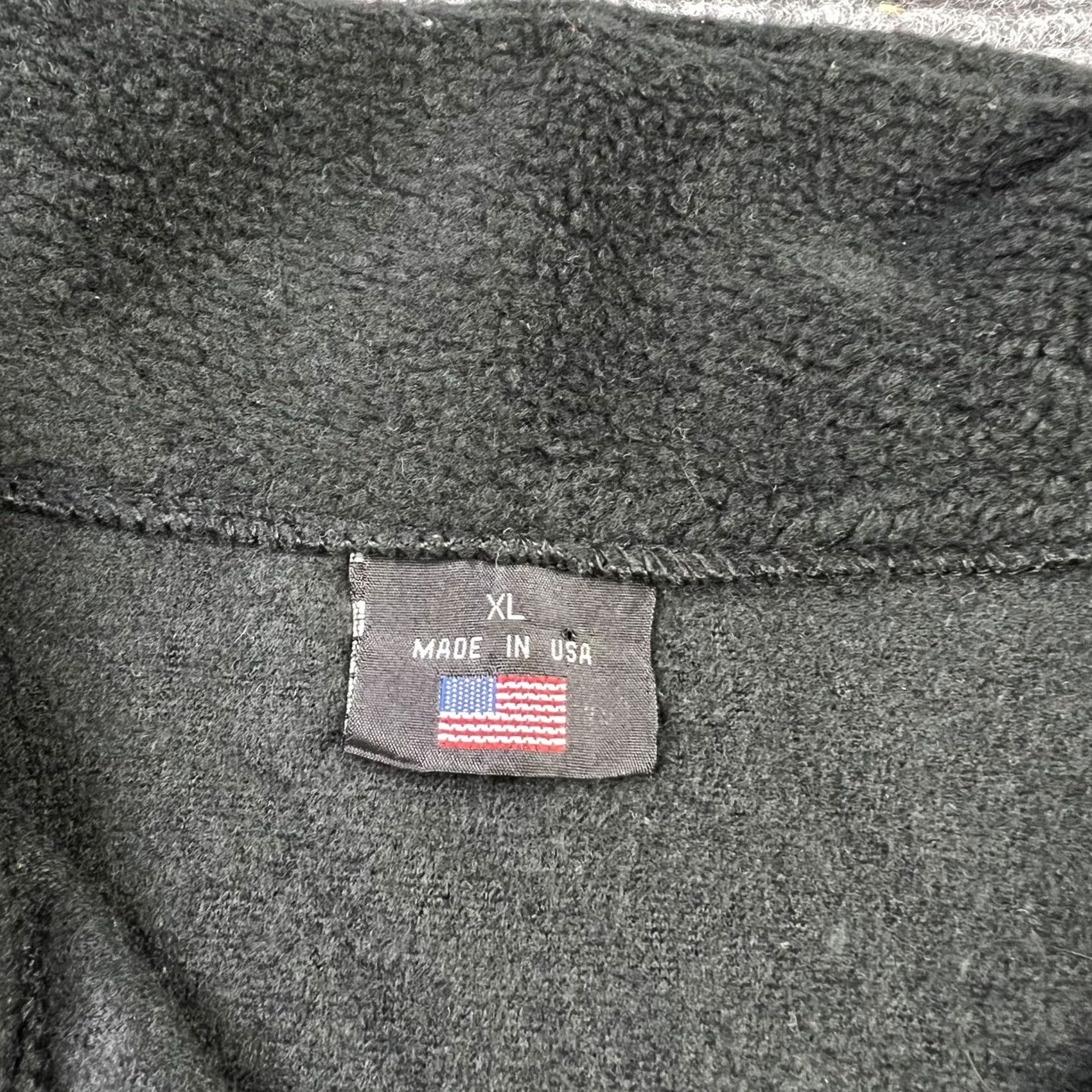 Vintage VINTAGE 90s Black Fleece Jacket XL Embroidered USA Olympics Logo Lightweight Jacket Men XL Black USA Olympics 90s Vintage Embroidered Patches USA Size US XL / EU 56 / 4 - 2 Thumbnail