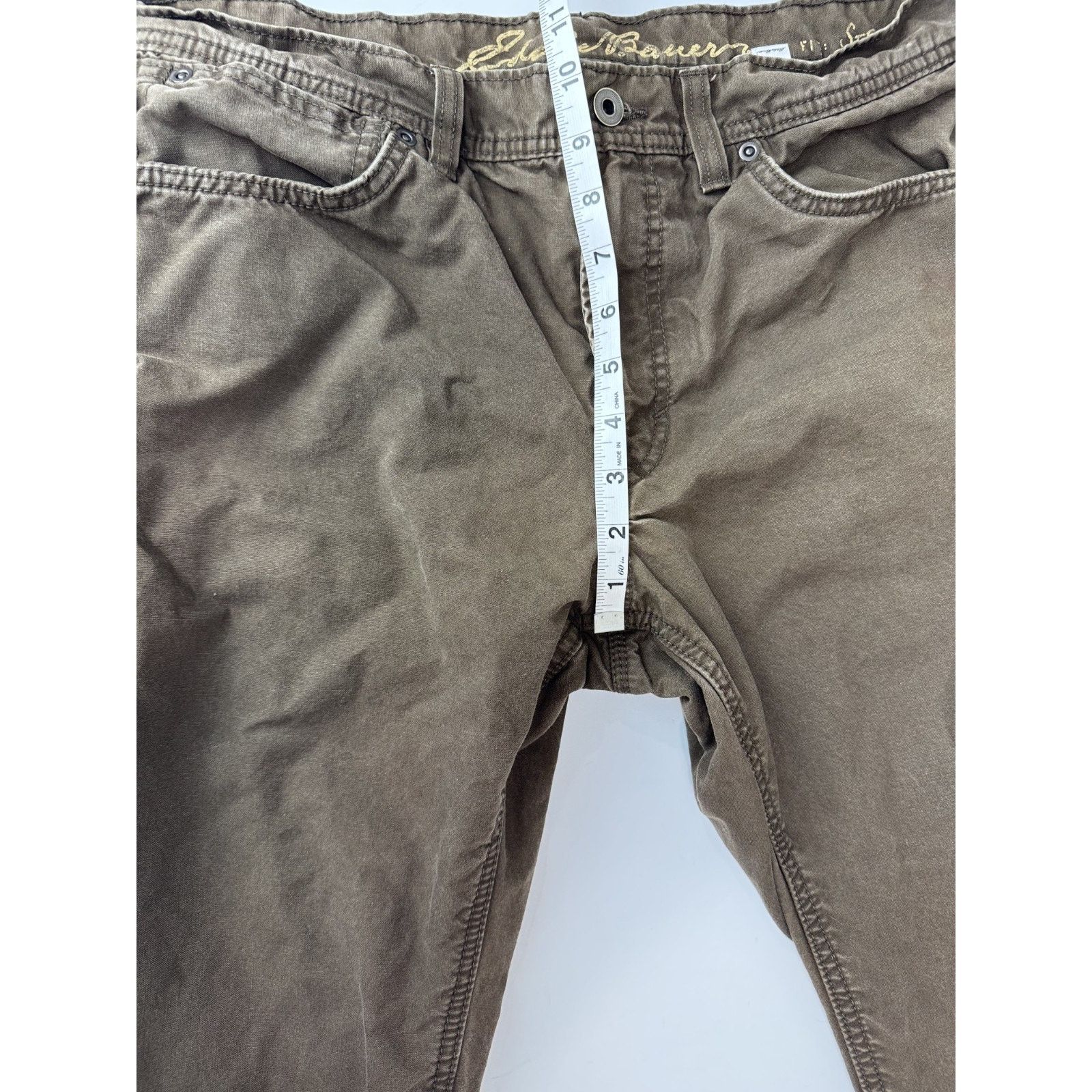 Eddie Bauer Eddie Bauer Flannel Lined Pants Men 34*32 Brown Canvas Warm Size US 34 / EU 50 - 6 Thumbnail