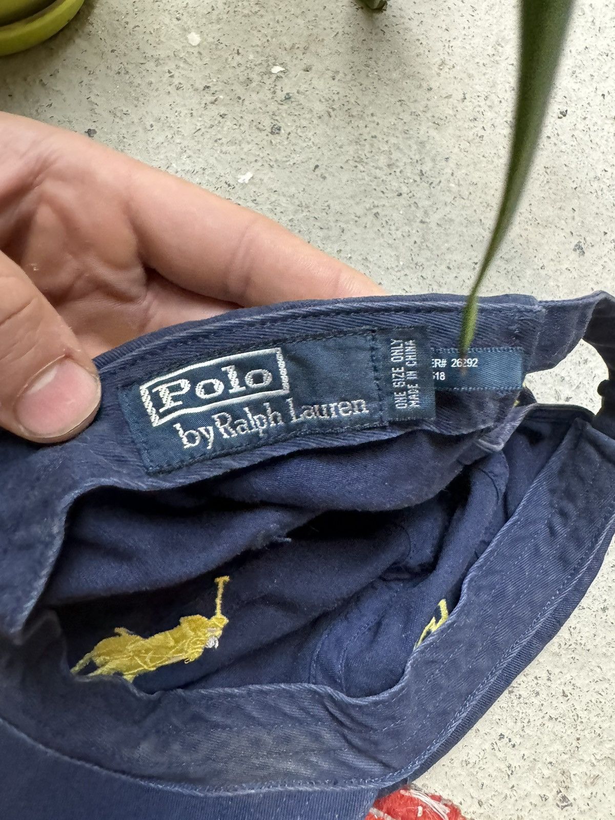 Polo Ralph Lauren × Vintage Vintage Y2K Polo Ralph Lauren Embroidered Logo 3 Horse Cap Size ONE SIZE - 6 Thumbnail
