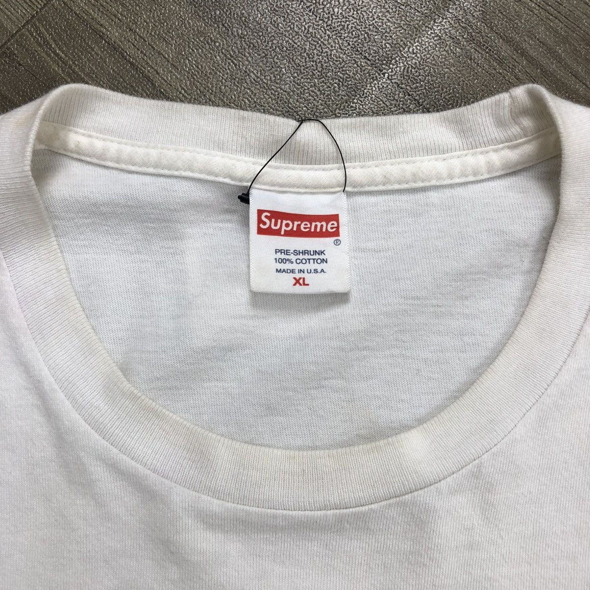 Supreme 🇺🇸FW22 Supreme Warning USA Streetwear White Tee Size US XL / EU 56 / 4 - 5 Thumbnail