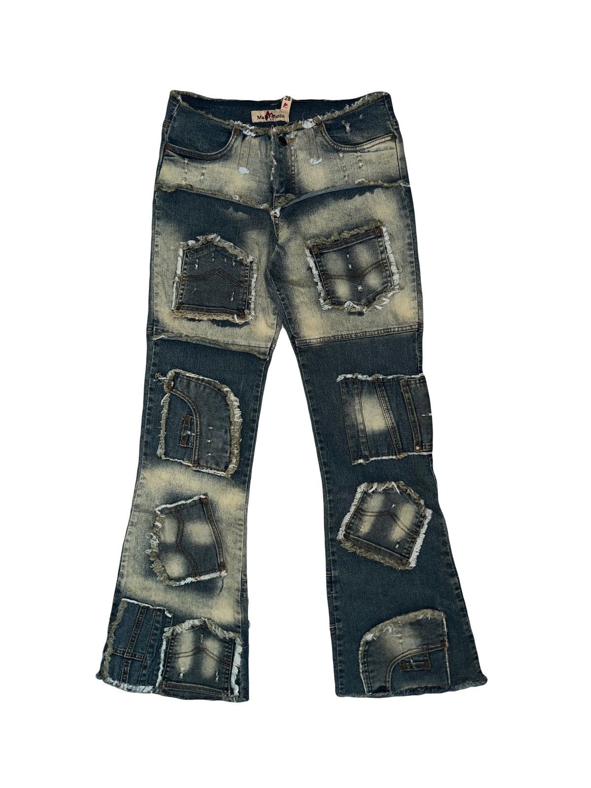 Dolce & Gabbana Modernistic Distressed Flare Jeans ➕ Size 26" / US 2 / IT 38 - 2 Thumbnail