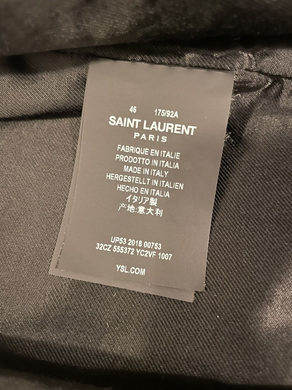 Saint Laurent Paris Saint Laurent Paris Western Lamb Leather Bomber Jacket Black Size US S / EU 44-46 / 1 - 16 Thumbnail