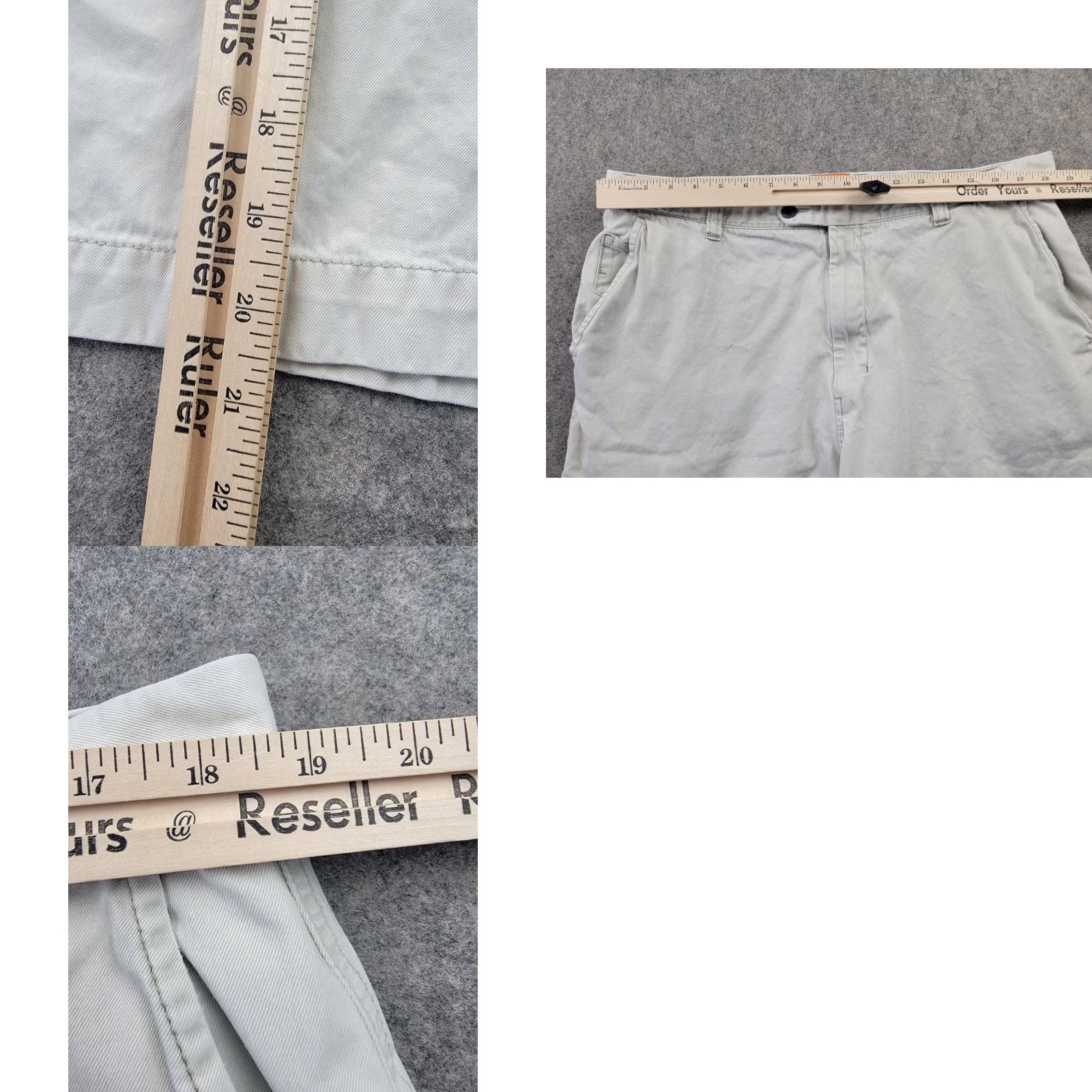 Tommy Bahama Tommy Bahama Shorts Mens 38 Beige 100% Pima Cotton 10'' Inseam Casual Beach Size US 38 / EU 54 - 9 Thumbnail