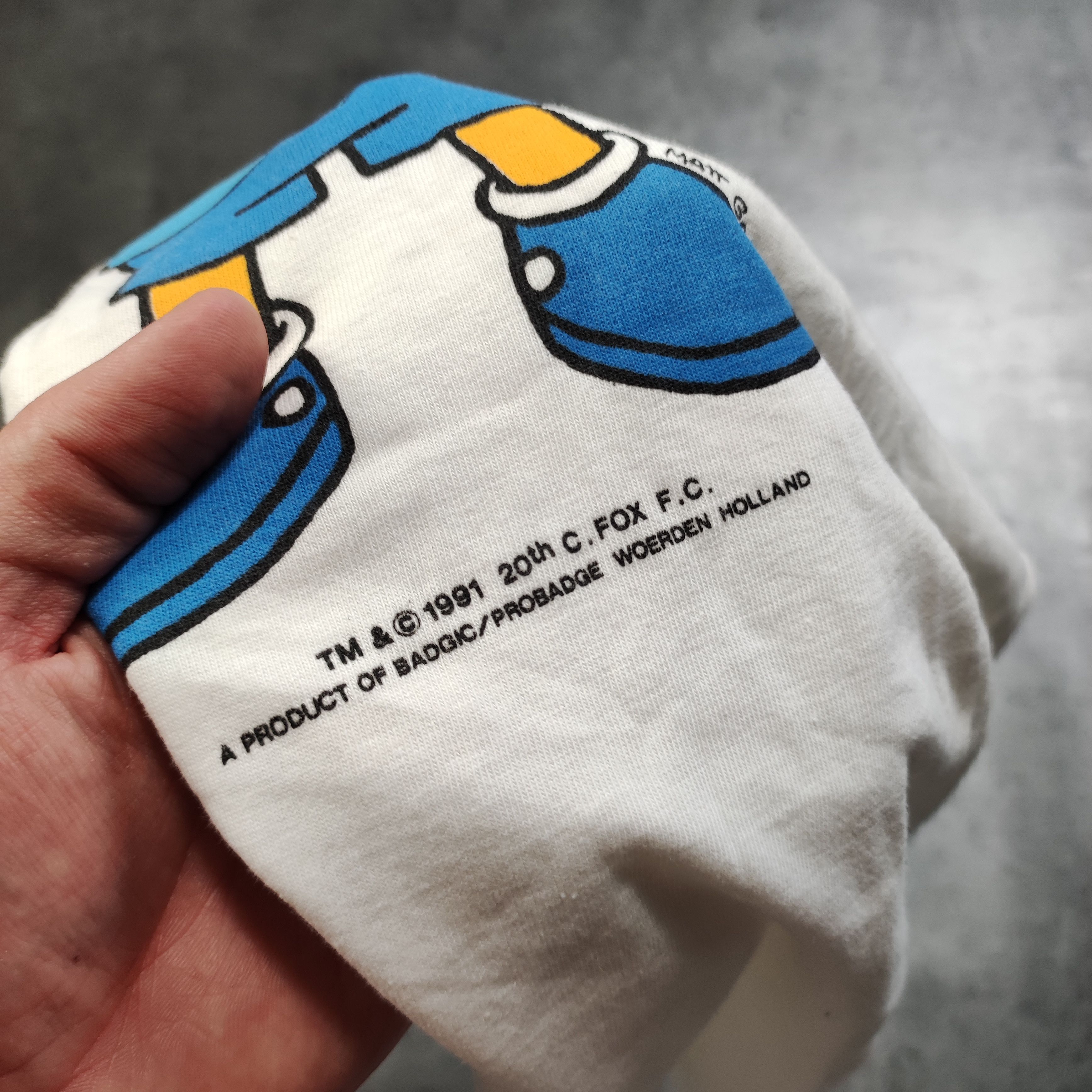 The Simpsons × Vintage RARE OG The Simpsons 1991 Bart Simpson White Promo Tee Size US XL / EU 56 / 4 - 5 Thumbnail