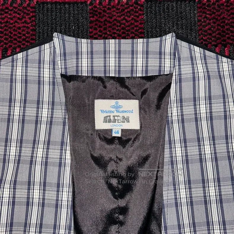 Vivienne Westwood Vivienne Westwood Saturn Buckle Plaid Jacket Vest Size US S / EU 44-46 / 1 - 5 Thumbnail