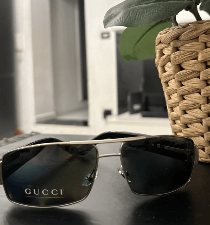 Gucci Gucci Sunglasses Logo GG Shield Square Mask Vintage EX0245 Size ONE SIZE - 2 Thumbnail