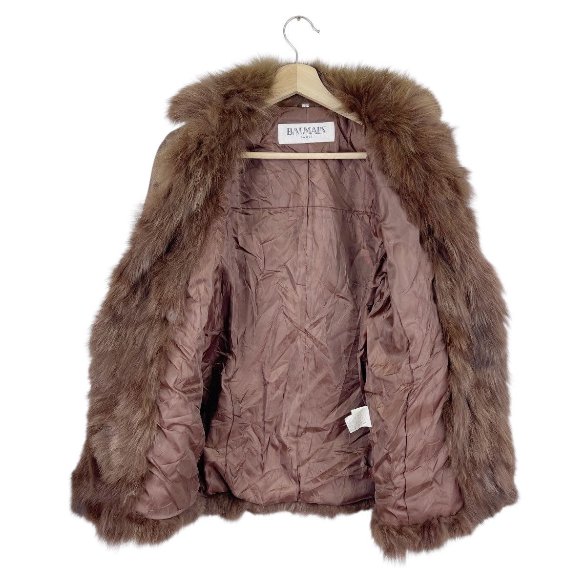 Balmain × Vintage Vintage Balmain Shearling Leather Jacket Size M / US 6-8 / IT 42-44 - 6 Thumbnail