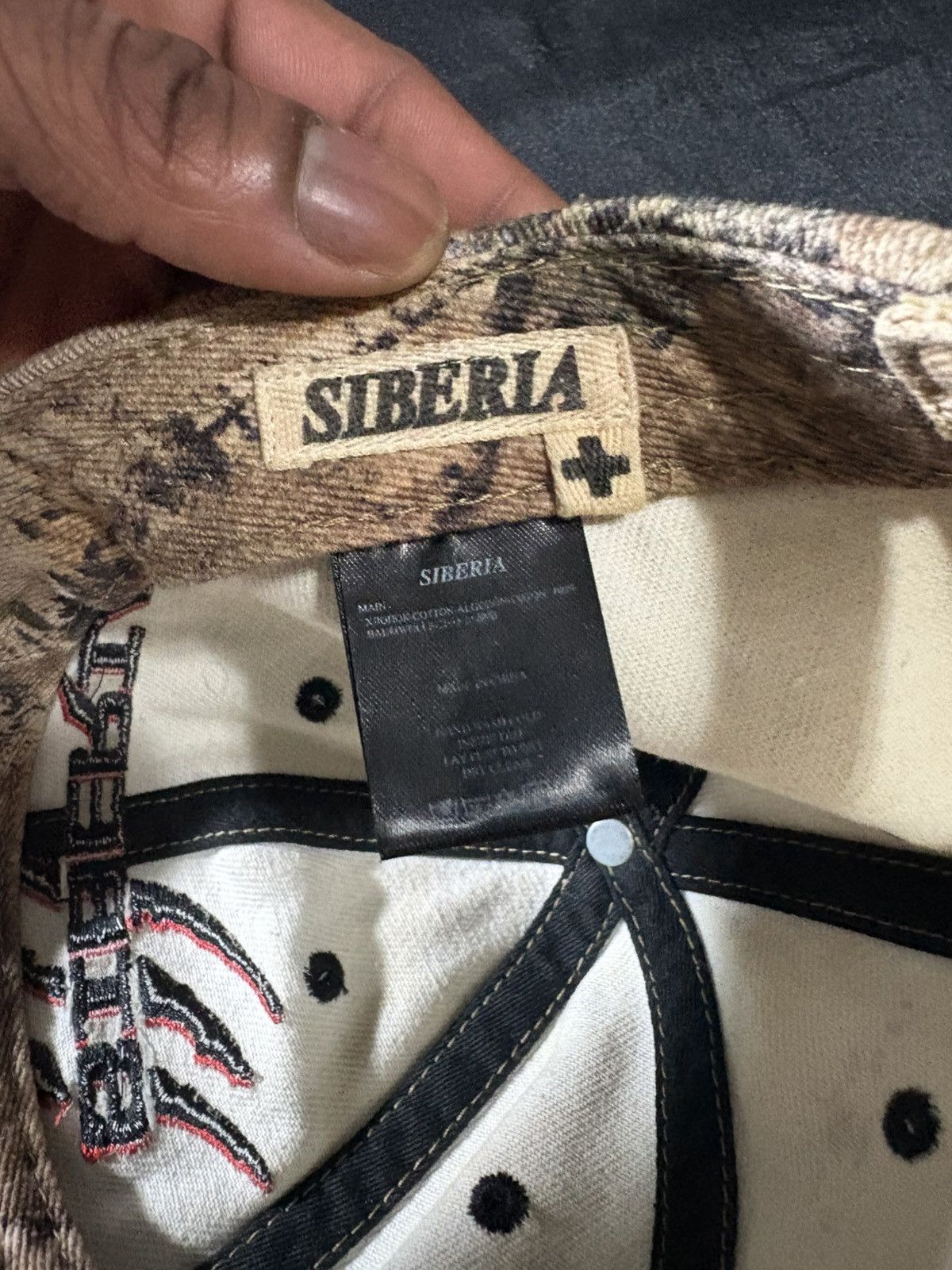 Siberia Hills Raptor Snow Tree Camo Hat Size ONE SIZE - 3 Thumbnail