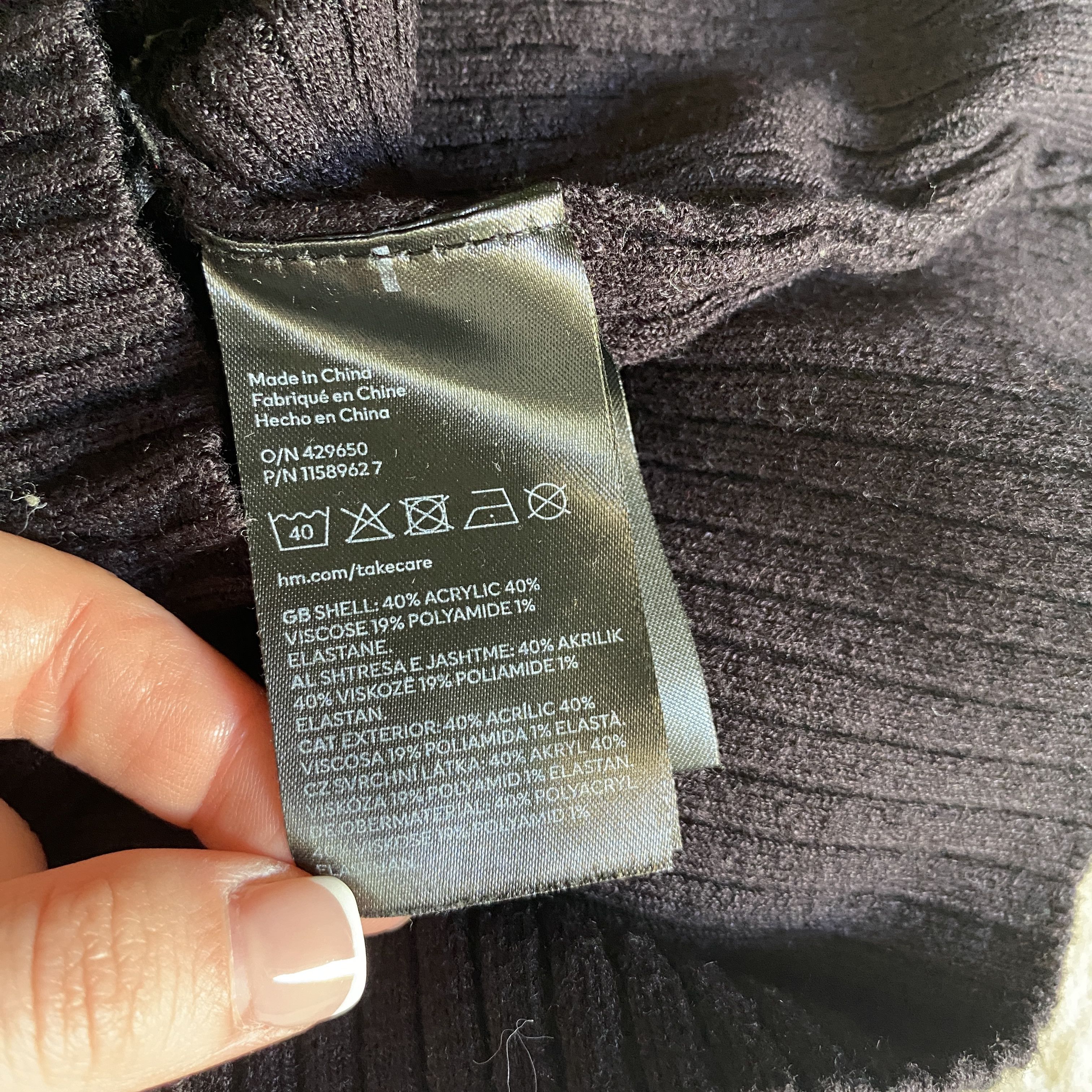 H&M H&M Ribbed Knit Bodycon Midi Dress - Size XS Size XS / US 0-2 / IT 36-38 - 6 Thumbnail