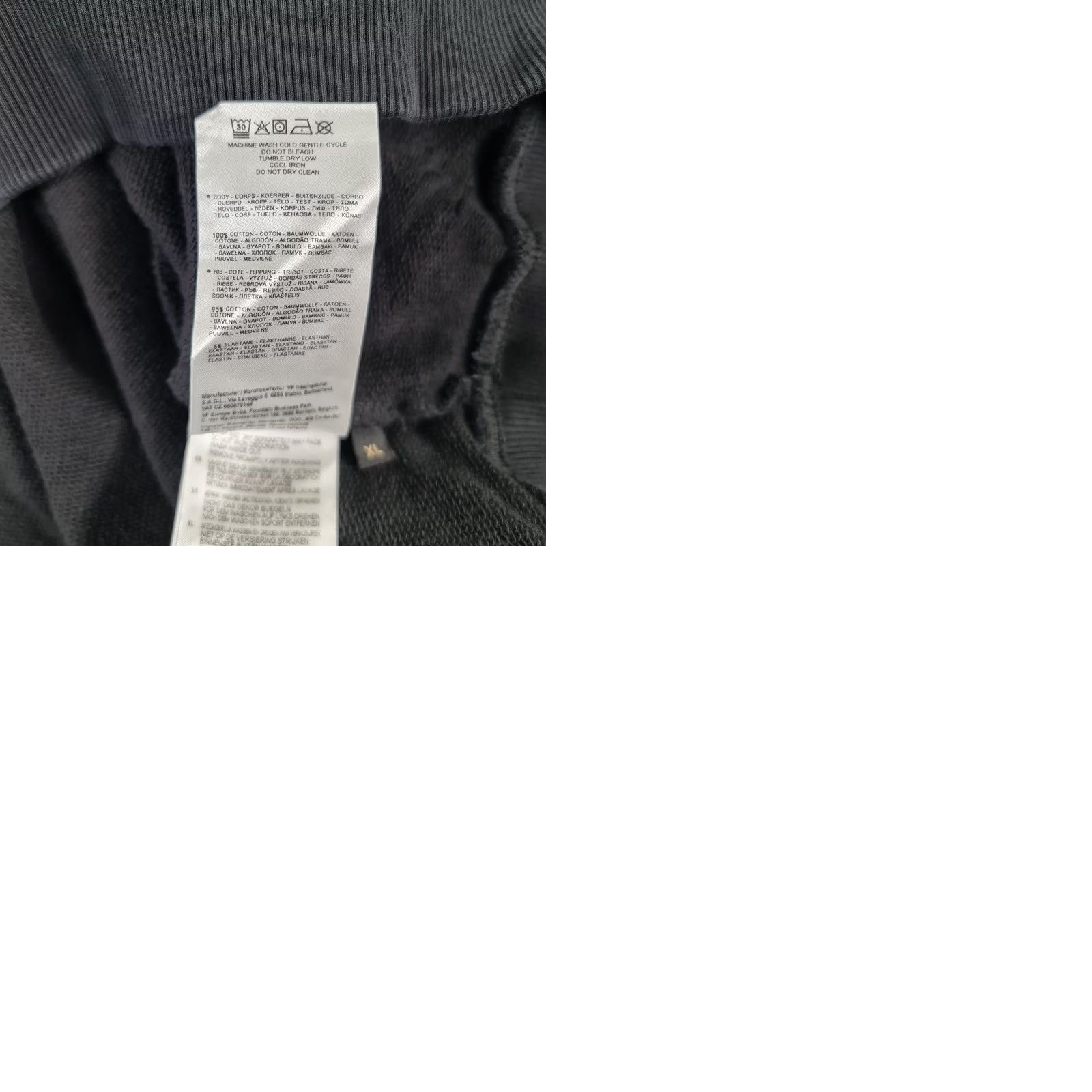 Napapijri Napapijri Mens Hoodie Black XL Cotton Pullover Size US XL / EU 56 / 4 - 9 Thumbnail
