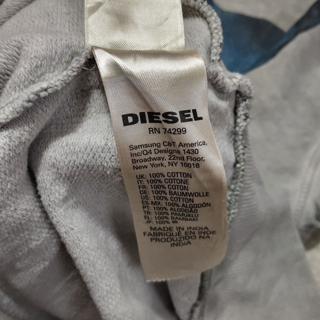 Diesel Vintage Diesel Sweatshirt with Wolf Graphic Print Size US M / EU 48-50 / 2 - 8 Thumbnail