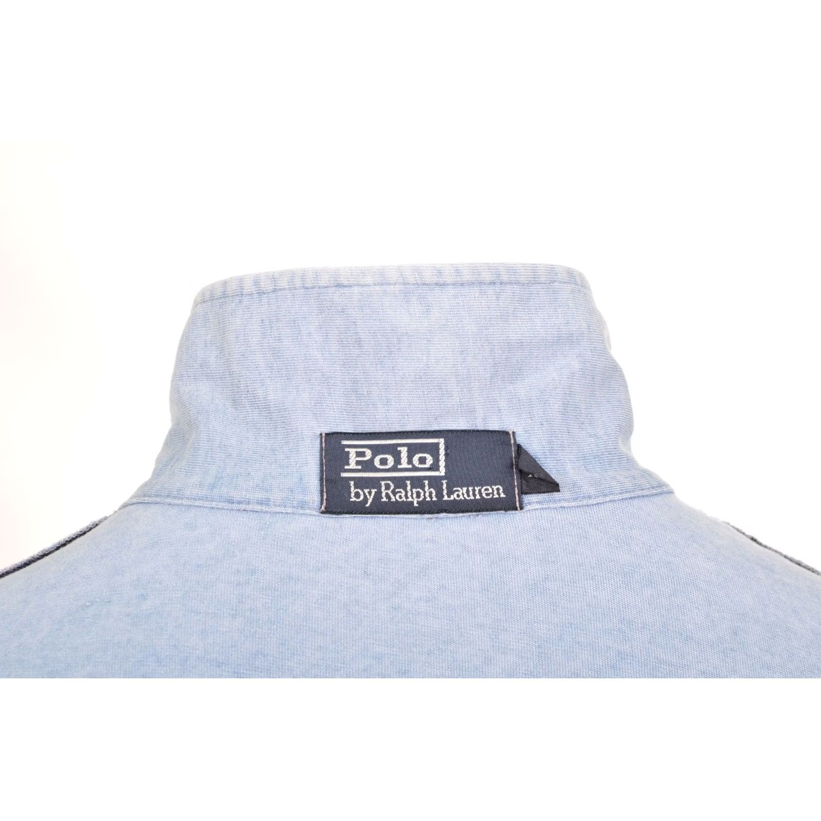 Polo Ralph Lauren Polo Ralph Lauren Polo Shirt XL Patchwork Vintage DDP Mens Short Sleeve Blue Size US XL / EU 56 / 4 - 5 Thumbnail