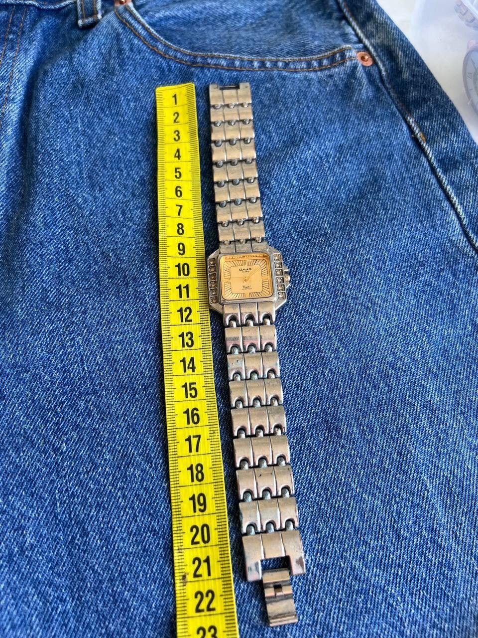 Japanese Brand × Vintage 2000s Omax Tank Futuristic Vintage Watch Japanese style Size ONE SIZE - 10 Thumbnail