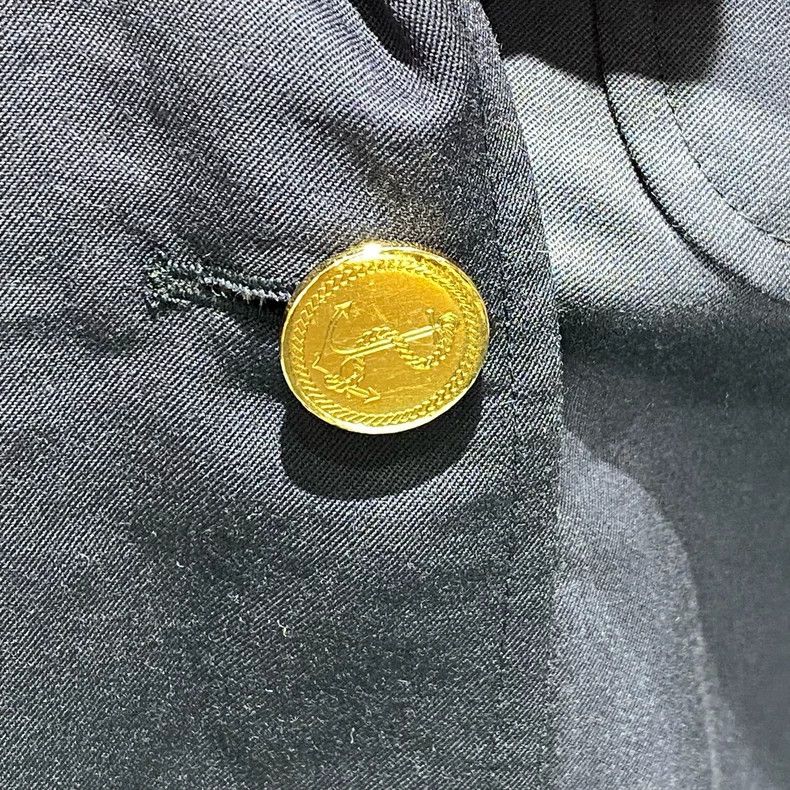 Thom Browne Thom Browne Double-breasted gold buttoned suit jacket Size 40S - 5 Thumbnail