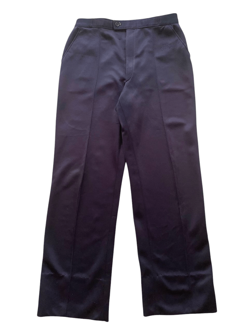 Asics Vintage Asics Blue Washed Casual Track Pants Size US 32 / EU 48 - 1 Thumbnail