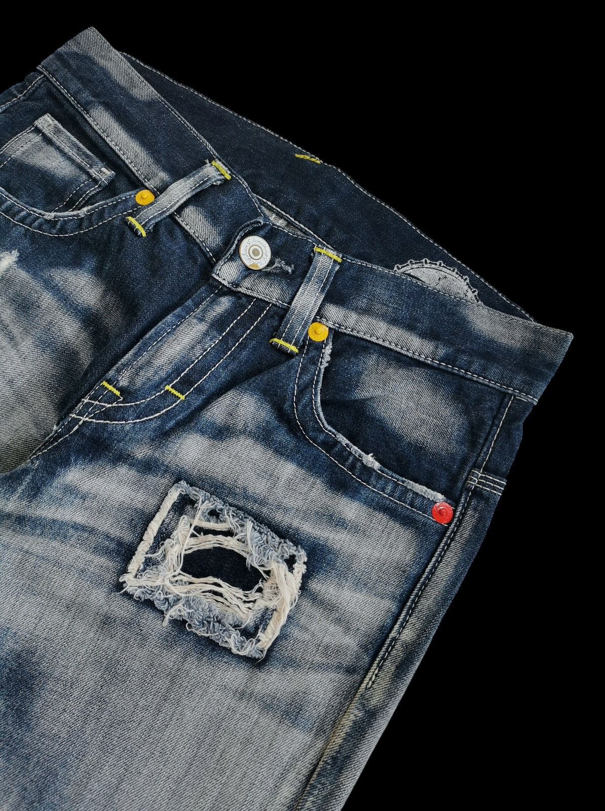 Tornado Mart Edwin vienus whiskering jeans Size 29" - 7 Thumbnail