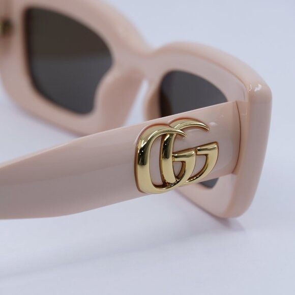 Gucci 🕶️ New Gucci GG1827S 005 Sunglasses - Pink Frame, Brown Size ONE SIZE - 6 Thumbnail