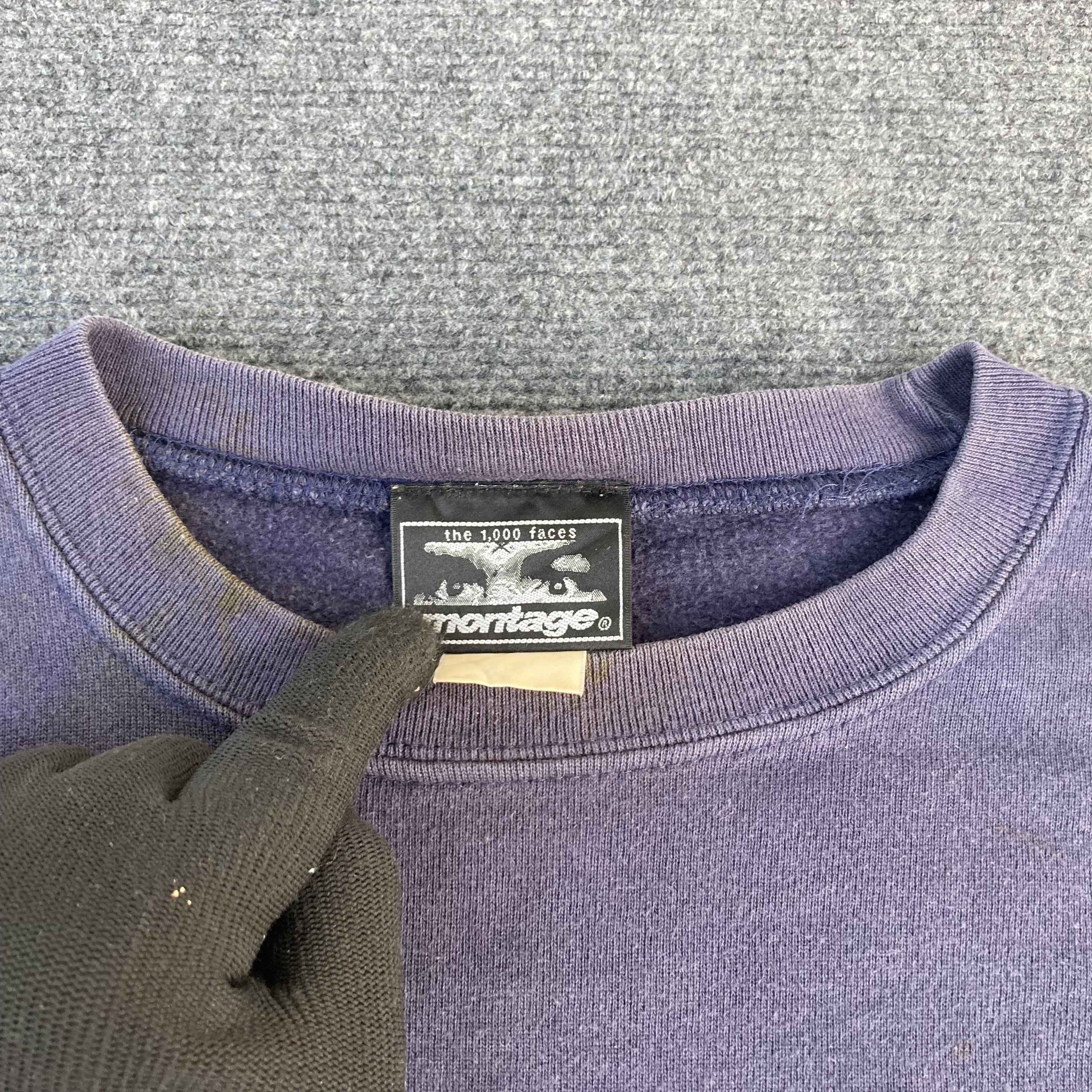 Japanese Brand × Montage Vtg Montage Have A Nice Days Face Crewneck Sweatshirt Size US M / EU 48-50 / 2 - 4 Thumbnail