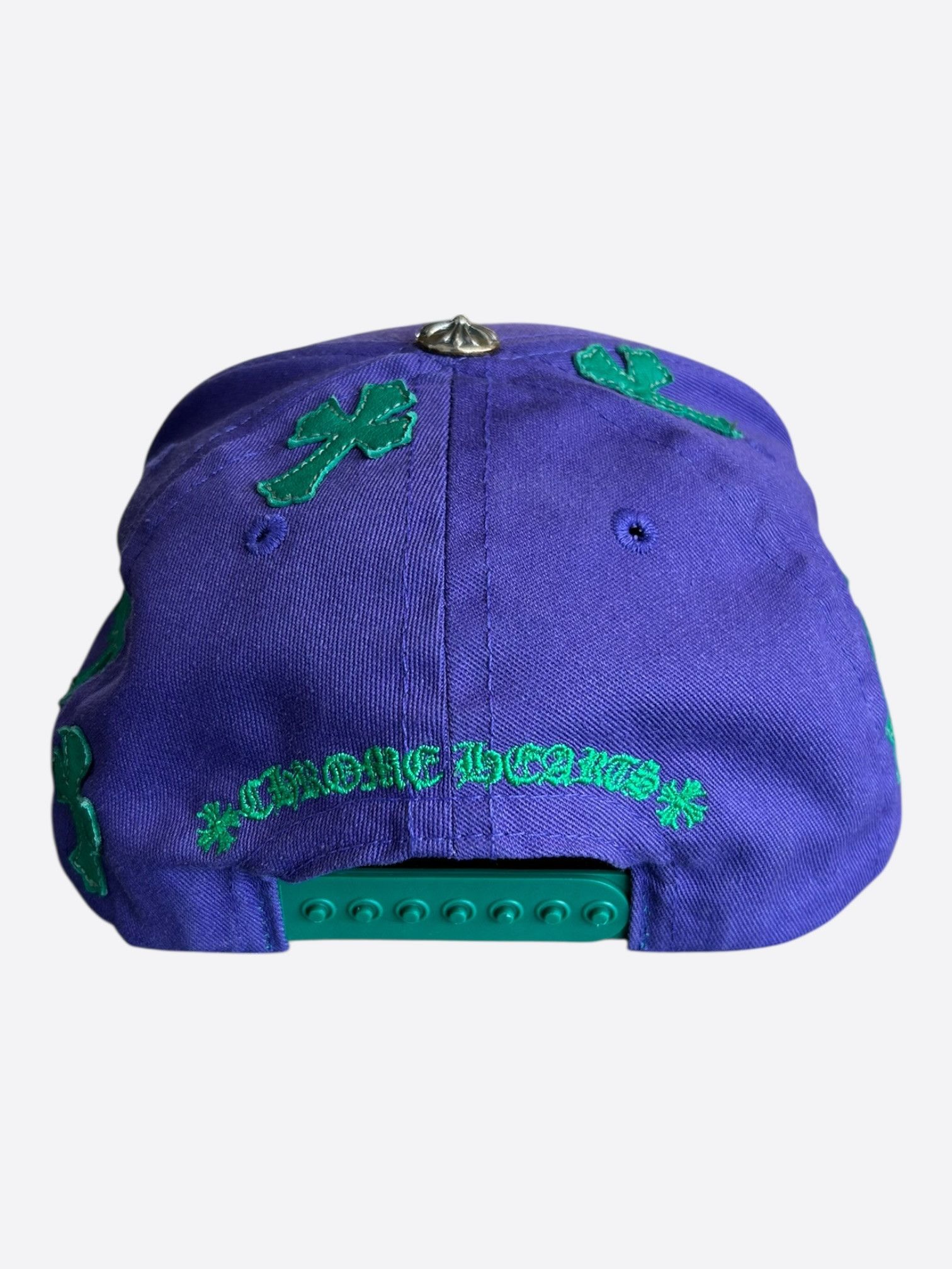 Chrome Hearts Chrome Hearts Purple & Green Cross Patch Hat Size ONE SIZE - 3 Thumbnail