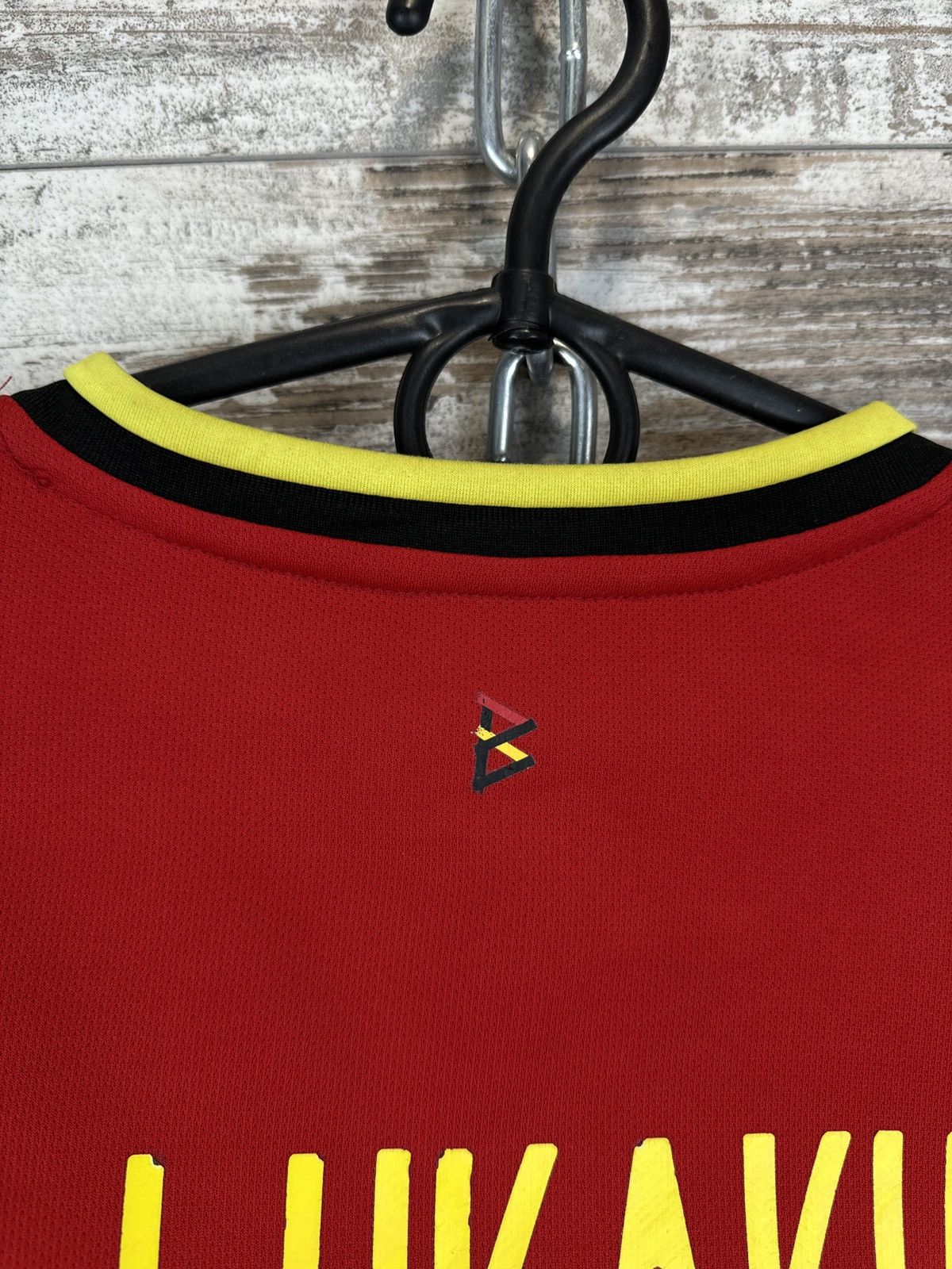 Adidas Mens Vintage Adidas Belgium National Team R. Lukaku T-shirt Size US M / EU 48-50 / 2 - 15 Thumbnail