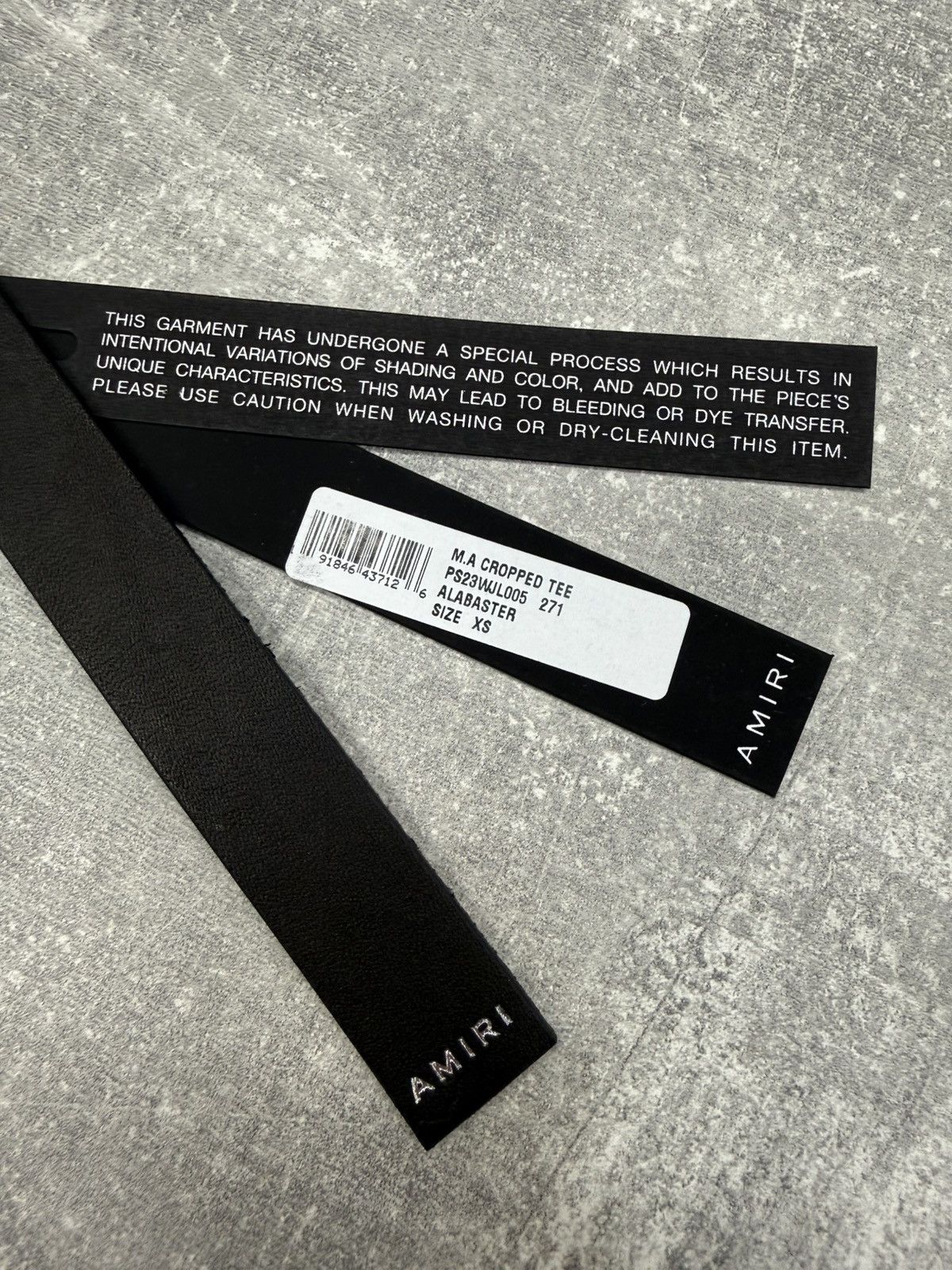 Amiri MA Logo Cropped Tee Alabaster. bnwt. rrp £340.00 Size XS / US 0-2 / IT 36-38 - 9 Thumbnail