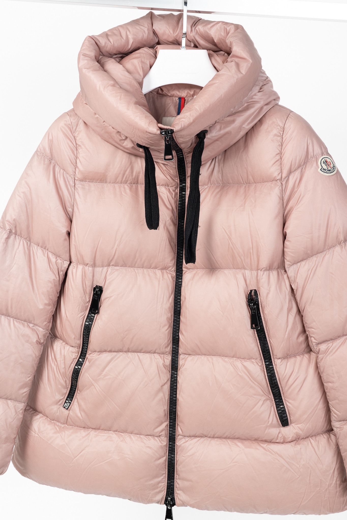 Moncler Moncler Serin Pink Quilted Hooded Down Jacket Size M / US 6-8 / IT 42-44 - 3 Thumbnail