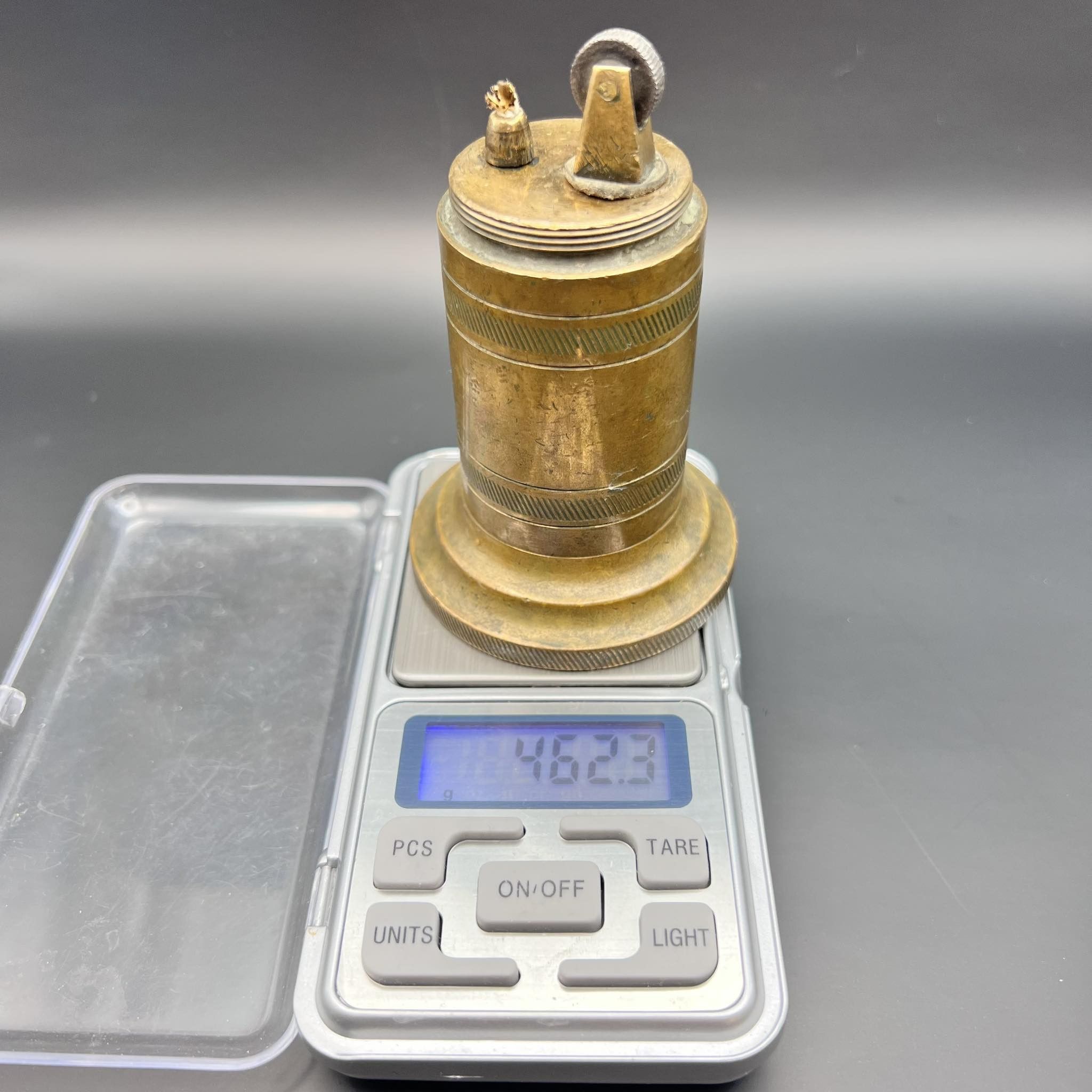 Vintage Huge WWII Military Antique Lighter Bronze Brass Handmade Size ONE SIZE - 7 Thumbnail