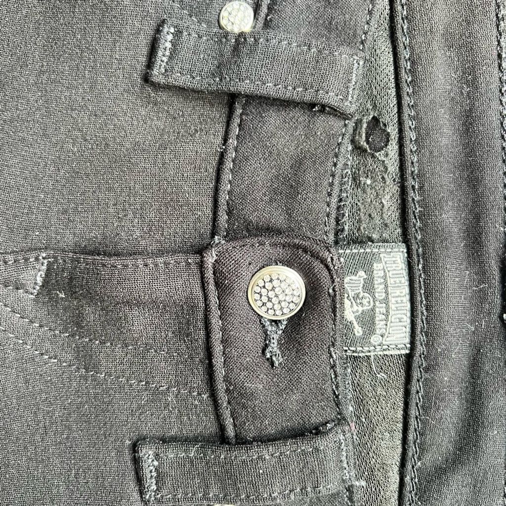 True Religion True Religion Black Skinny Pants Jeans Size 26" / US 2 / IT 38 - 6 Thumbnail