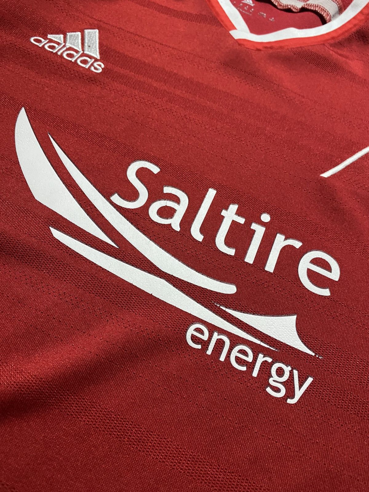 Adidas × Vintage Adidas Aberdeen FC 2014/15 home football y2k t shirt jersey Size US XL / EU 56 / 4 - 14 Thumbnail