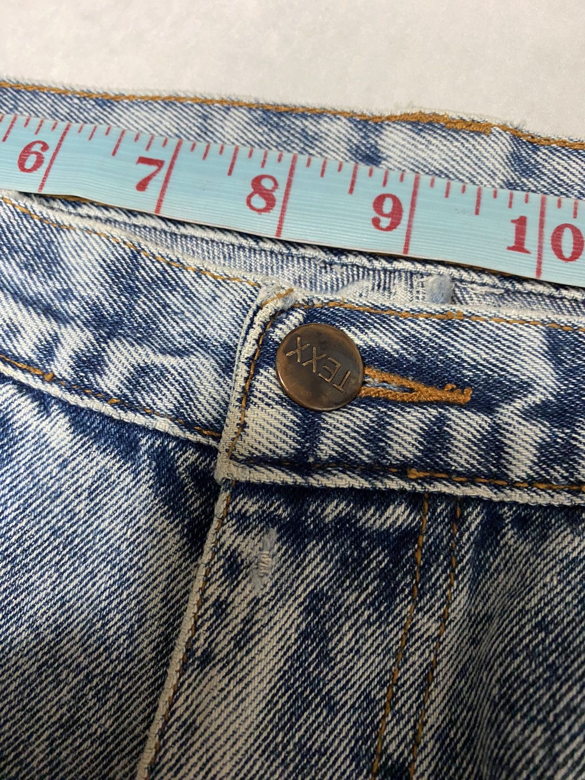 Japanese Brand × Vintage Crazy Vintage Texx Streetwear Y2K 2000’s Cargo Jeans (34x26) Size US 36 / EU 52 - 11 Thumbnail