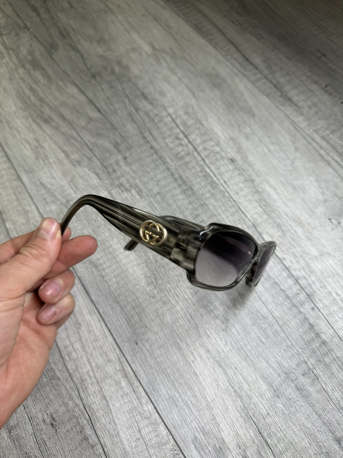 Gucci Gucci GG Logo transparent grey sunglasses - GG 2935/S Size ONE SIZE - 2 Thumbnail