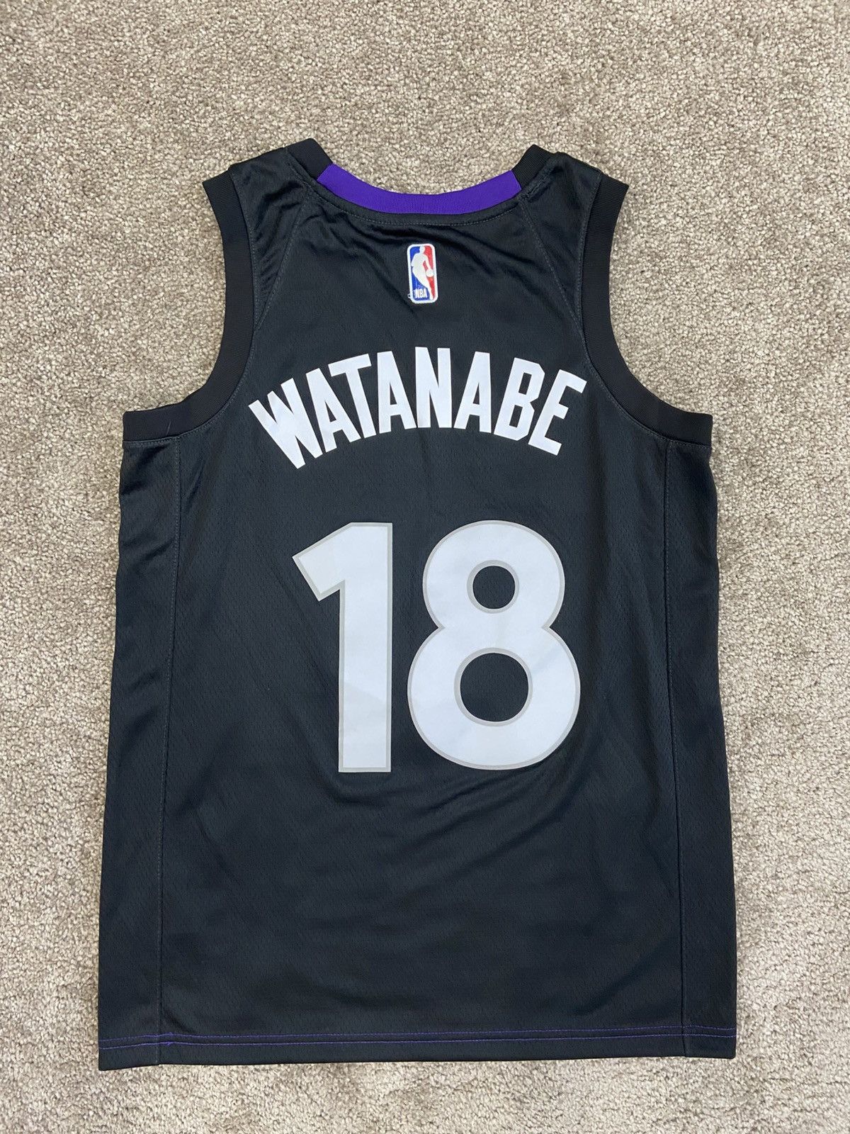 Nike NBA Nike Toronto Raptors Yuta Watanabe 2021 Earned Swingman Size US M / EU 48-50 / 2 - 3 Thumbnail