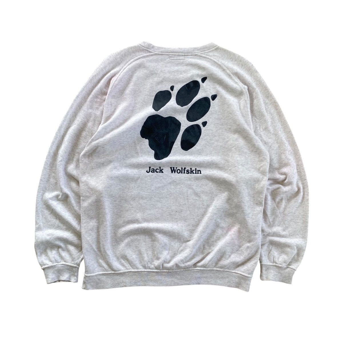 Jack Wolfskin × Vintage JACK WOLFSKIN Nice Big Back Logo Sweatshirt Size US L / EU 52-54 / 3 - 1 Thumbnail