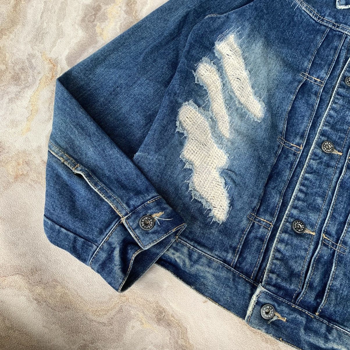 20471120 One Point Type 1 Distressed Denim Jacket Size US M / EU 48-50 / 2 - 3 Thumbnail