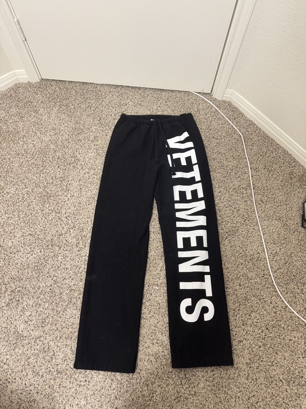 Vetements Vetements Logo Spellout Sweatpants | Grailed