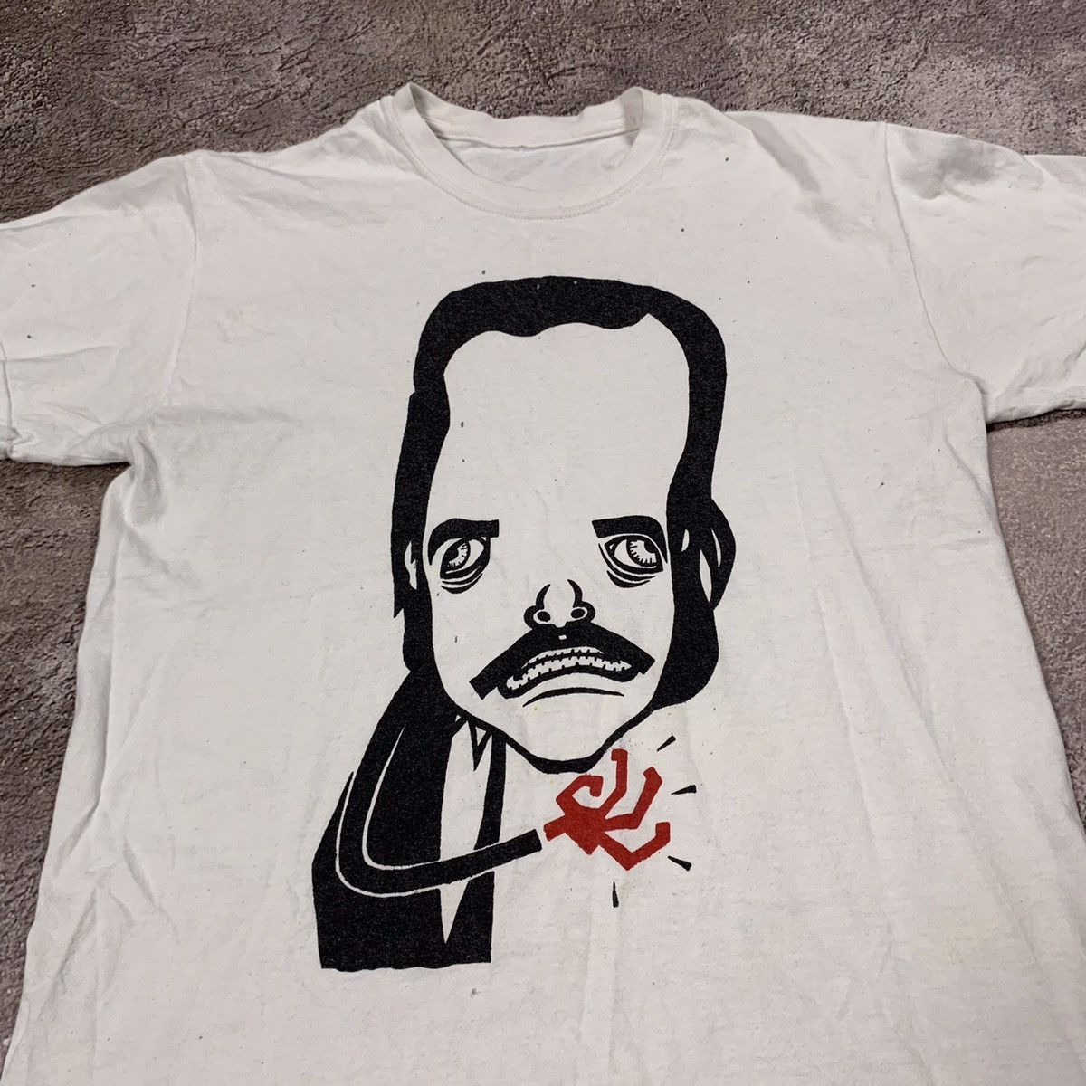 Vintage VINTAGE Y2K ADULT HUMOR CREEPY FACE ABSTRACT ANGRY Size US M / EU 48-50 / 2 - 3 Thumbnail