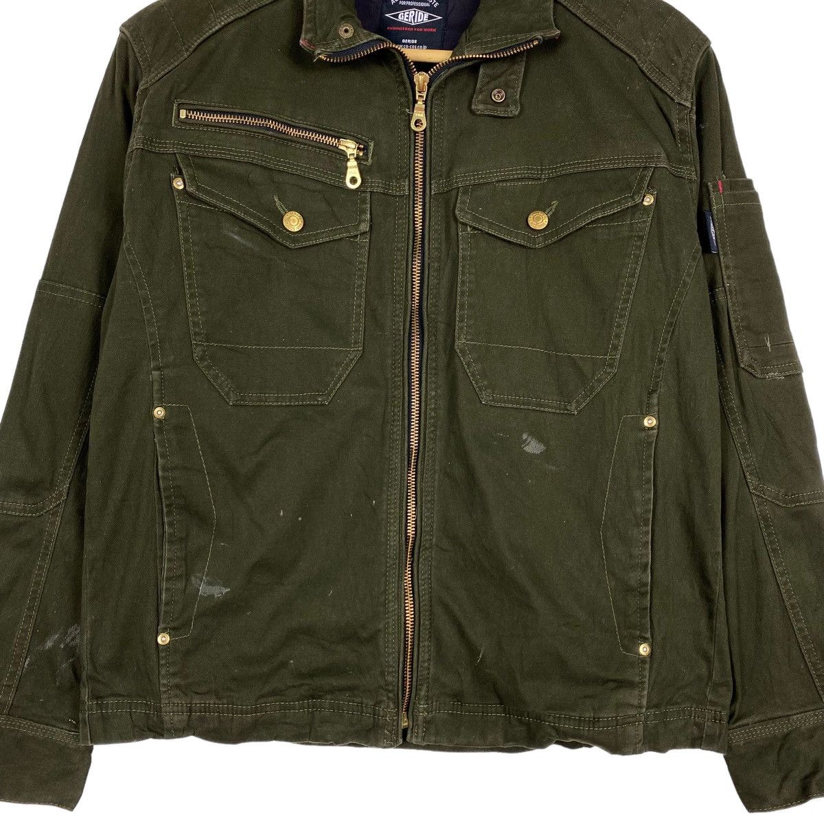 Japanese Brand GERIDE Engineered For Work Multipocket Jacket Size US S / EU 44-46 / 1 - 4 Thumbnail