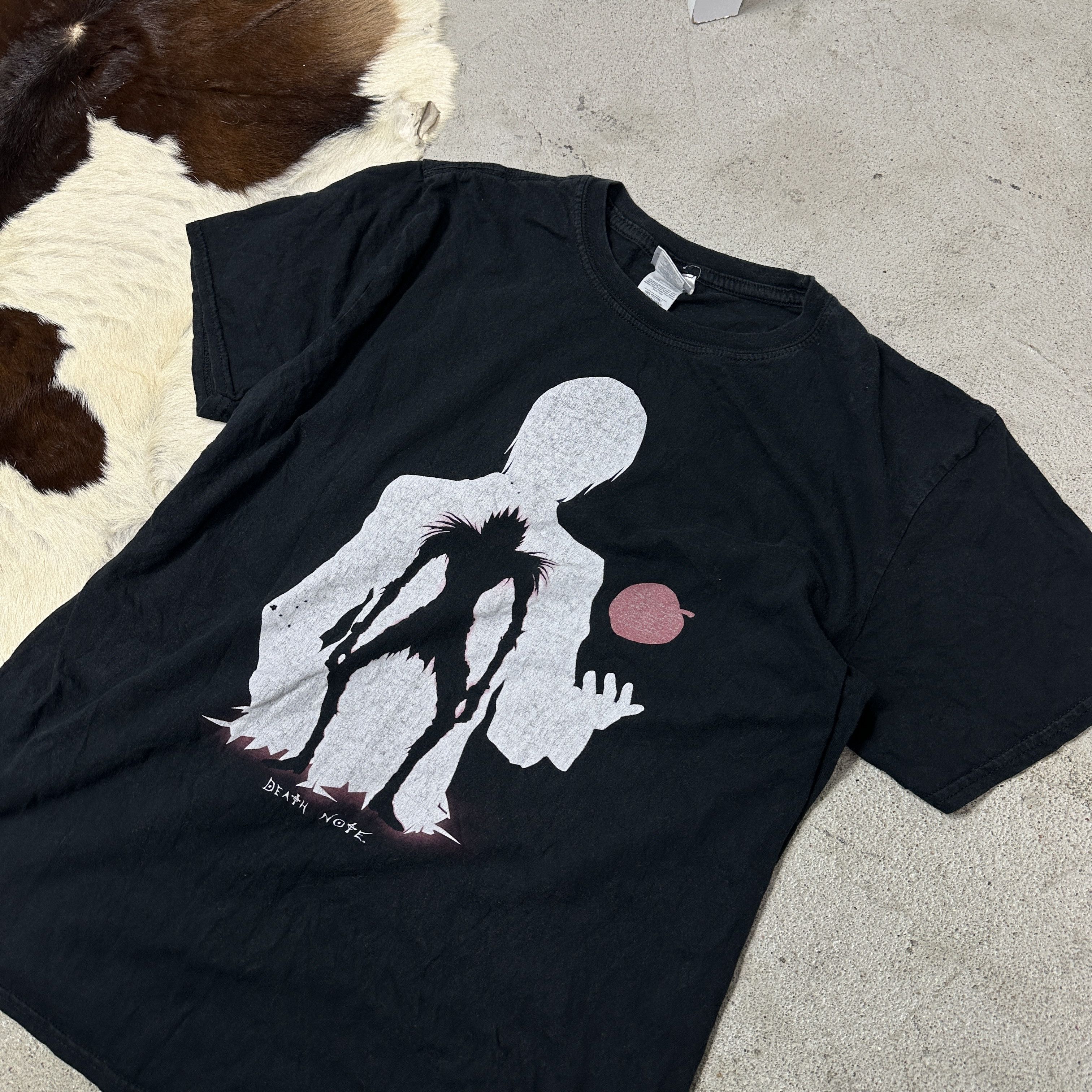 Vintage Vintage Magna Anime Death Note Printed T-shirt Y2K Size US L / EU 52-54 / 3 - 4 Thumbnail